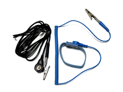 ইএসডি কব্জি স্ট্র্যাপ ইএসডি ম্যাটের জন্য গ্রাউন্ডিং ওয়্যার স্যুট