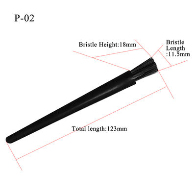 ইএসডি অ্যান্টি স্ট্যাটিক ব্রাশ ছোট কার্বন ফাইবার ইন্ডাস্ট্রিয়াল ক্লিনিং অ্যান্টি স্ট্যাটিক ব্রাশ