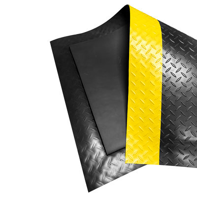 ইএসডি অ্যান্টিস্ট্যাটিক অ্যান্টি ক্লান্তি ম্যাট শিল্প ডাবল লেয়ার কাঠামো 60 * 90CM