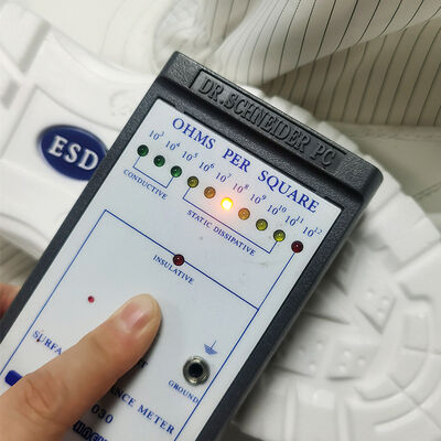 শিল্প পোশাকের জন্য সাদা ইস্পাত পায়ের আঙুল ইএসডি অ্যান্টিস্ট্যাটিক নিরাপত্তা বুট