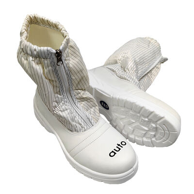 সাদা ESD অ্যান্টিস্ট্যাটিক স্পঞ্জ কম্পোজিট টিউব শর্ট বুট