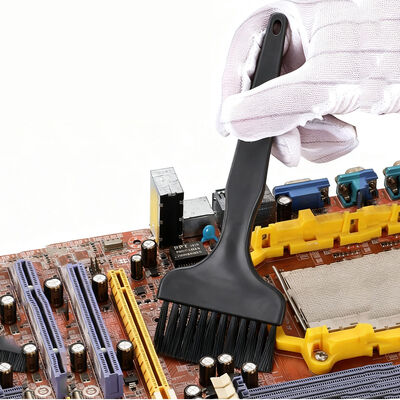 পরিষ্কার করার সরঞ্জাম অ্যান্টি-স্ট্যাটিক ব্রাশ শক্ত ব্রিসল কীবোর্ড নাইলন ব্রাশ