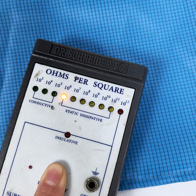 নীল ESD অ্যান্টি-স্ট্যাটিক টুল ব্যাগ জিপার হ্যান্ডহেল্ড টুল পকেট