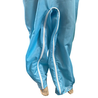 Blue Three Dimensional Anti Static Jumpsuit With Hood And Mask