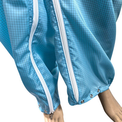 ইএসডি অ্যান্টি স্ট্যাটিক ফুল বডি সুট কভারল হুড এবং মাস্ক নীল