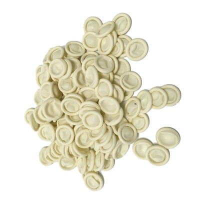 এএসটিএম D3772 অ্যান্টি স্ট্যাটিক গ্লোভস সাধারণ উদ্দেশ্য হোয়াইট গুঁড়ো লেটেক্স আঙুলের কট