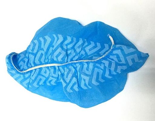 অ্যান্টি স্লিপ / অ্যান্টি স্কিড পিপি নিষ্পত্তিযোগ্য জুতা ব্লু 30 জিএসএম 35 জিএসএম 40 জিএসএম জুড়ে