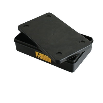 পলিপ্রোপিলিন কন্ডাকটিভ ইএসডি প্যাকেজিং উপকরণ Sাকনা সহ ইএসডি স্টোরেজ বক্সগুলি