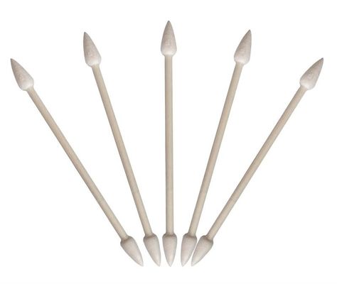 এইচডিডি উপাদানগুলি ক্লিন রুম সুতি সোয়বস 3 ইঞ্চি স্ট্যান্ডার্ড পেপার হ্যান্ডেল